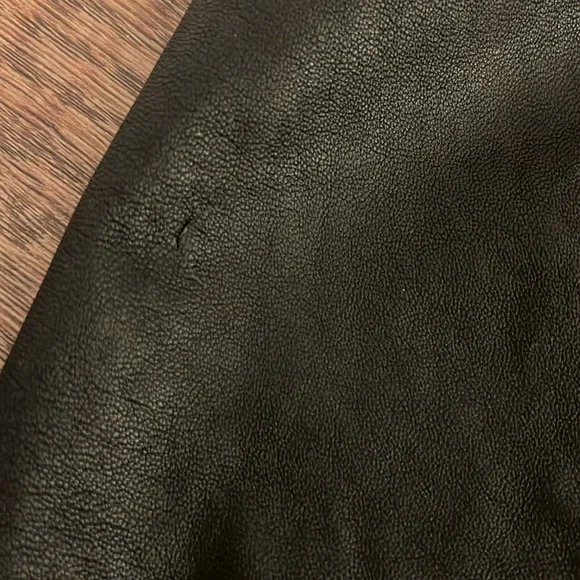Lucky Brand Authentic Black Leather Jacket/Shacket • Women’s Sz Medium 🍀🖤 - Picture 8 of 10